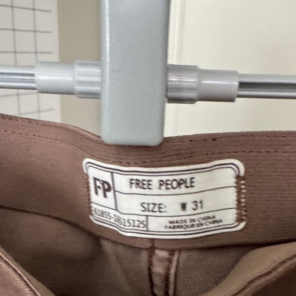 Free People Women's Brown Wide Leg flare Pants NWT - Picture 2 of 12